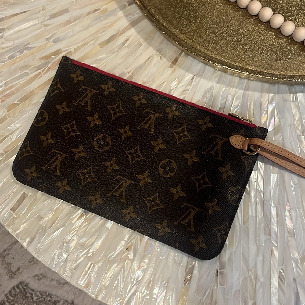 Louis Vuitton Neverfull MM Pochette Pivoine - Picture 4 of 7